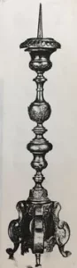 Candelero barroco Siglo XVIII