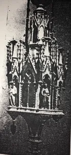 Fig. 11.- Lámpara gótica. (Sirena.) Siglo XIV