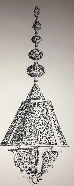 Lámpara estilo árabe