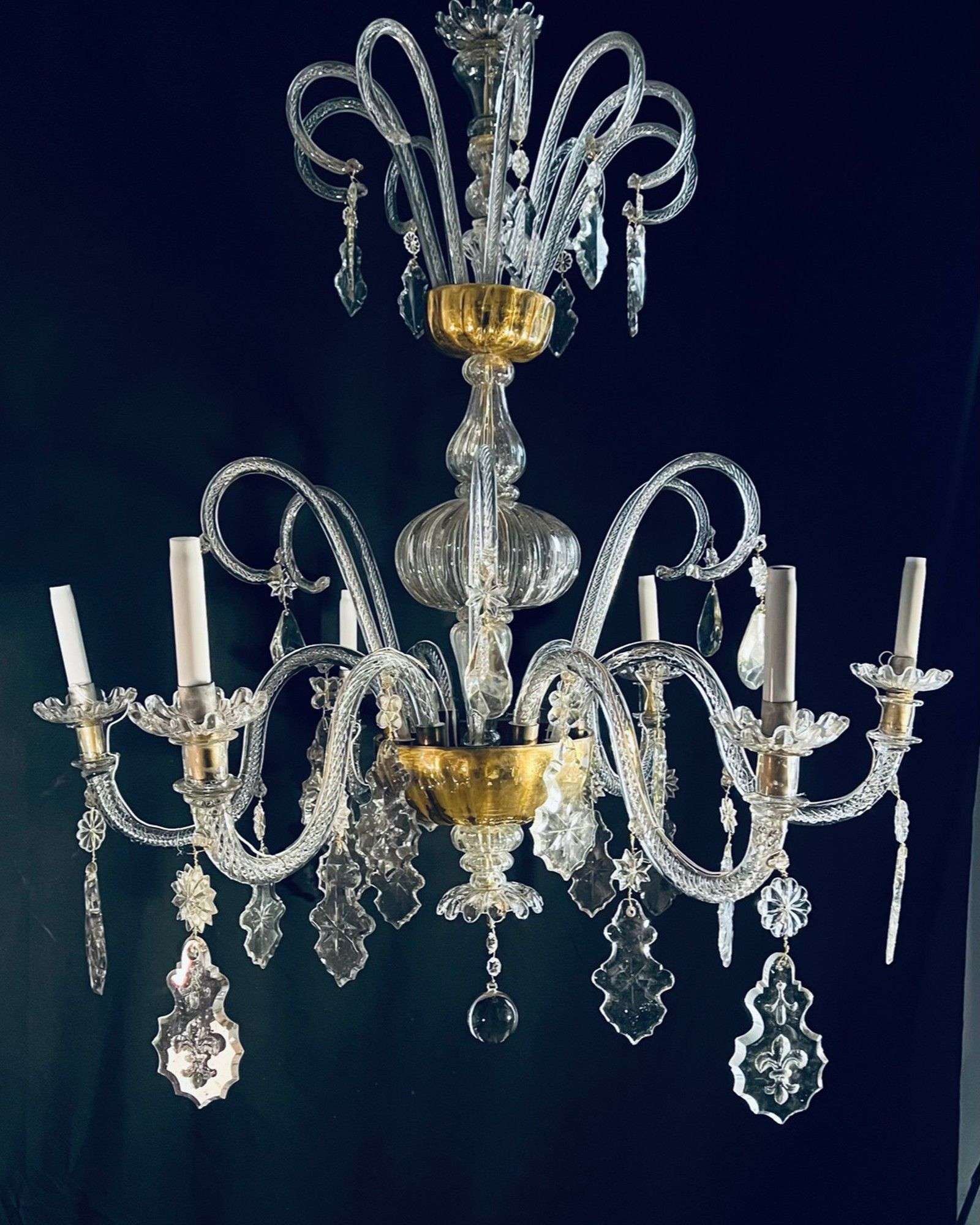 Lámpara línea granja de un cuerpo restaurada